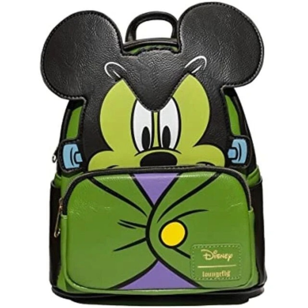 Loungefly Disney Mickey Mouse Frankenstein Mini Backpack GITD Glow EE Exclusive